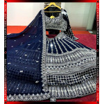 10052-RAJWADA DESIGNER BLUE ( VIDEO LINK AVAILABLE IN DESCRIPTION )