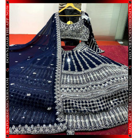 10052-RAJWADA DESIGNER BLUE ( VIDEO LINK AVAILABLE IN DESCRIPTION )