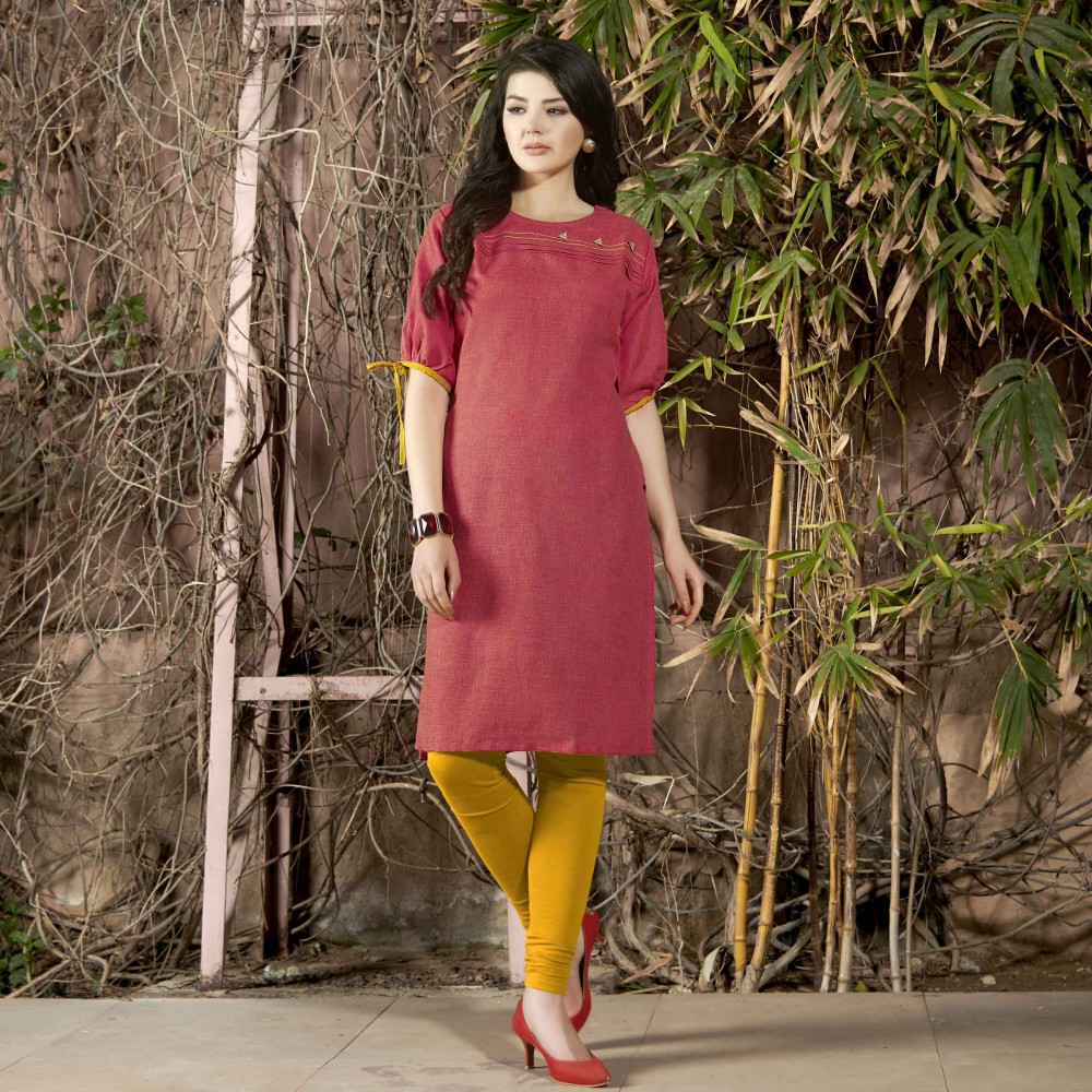 Paavi Sanaa Exclusive Stylish Designer Rayon Casual Wear Long Kurtis  Collection - The Ethnic World