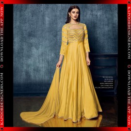 SKS-BREEZE-3087 YELLOW ( GOWN )