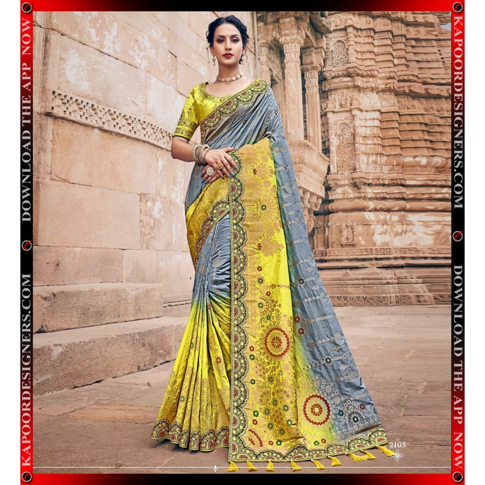 Buy online Pack Of 2 Printed Saree With Blouse from ethnic wear for Women  by Florence for ₹680 at 80% off | 2024 Limeroad.com