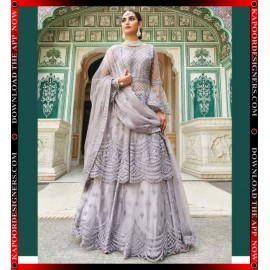 SNI-1022 GRAY ( NET GOWN )