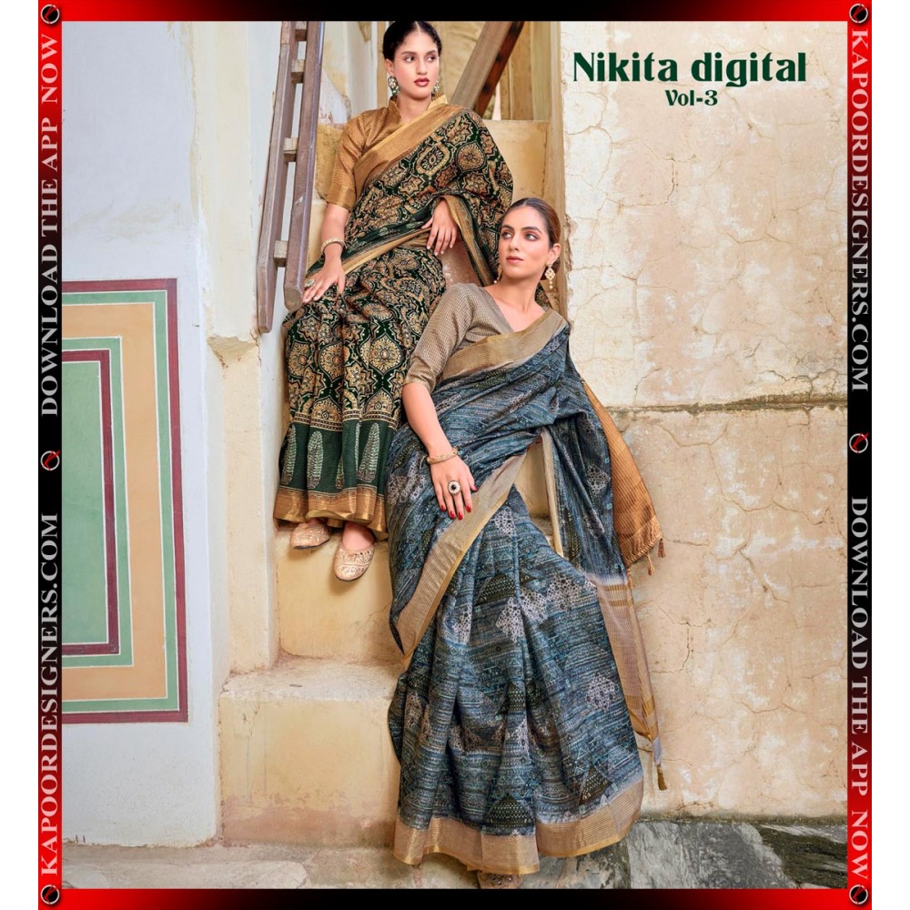 Mahotsav presents nirvani 21600 series exclusive designer party wear sarees  catalog collection