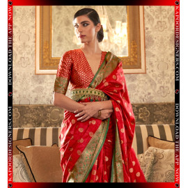 RF-KARIVAA SILK RED ( SAREE )